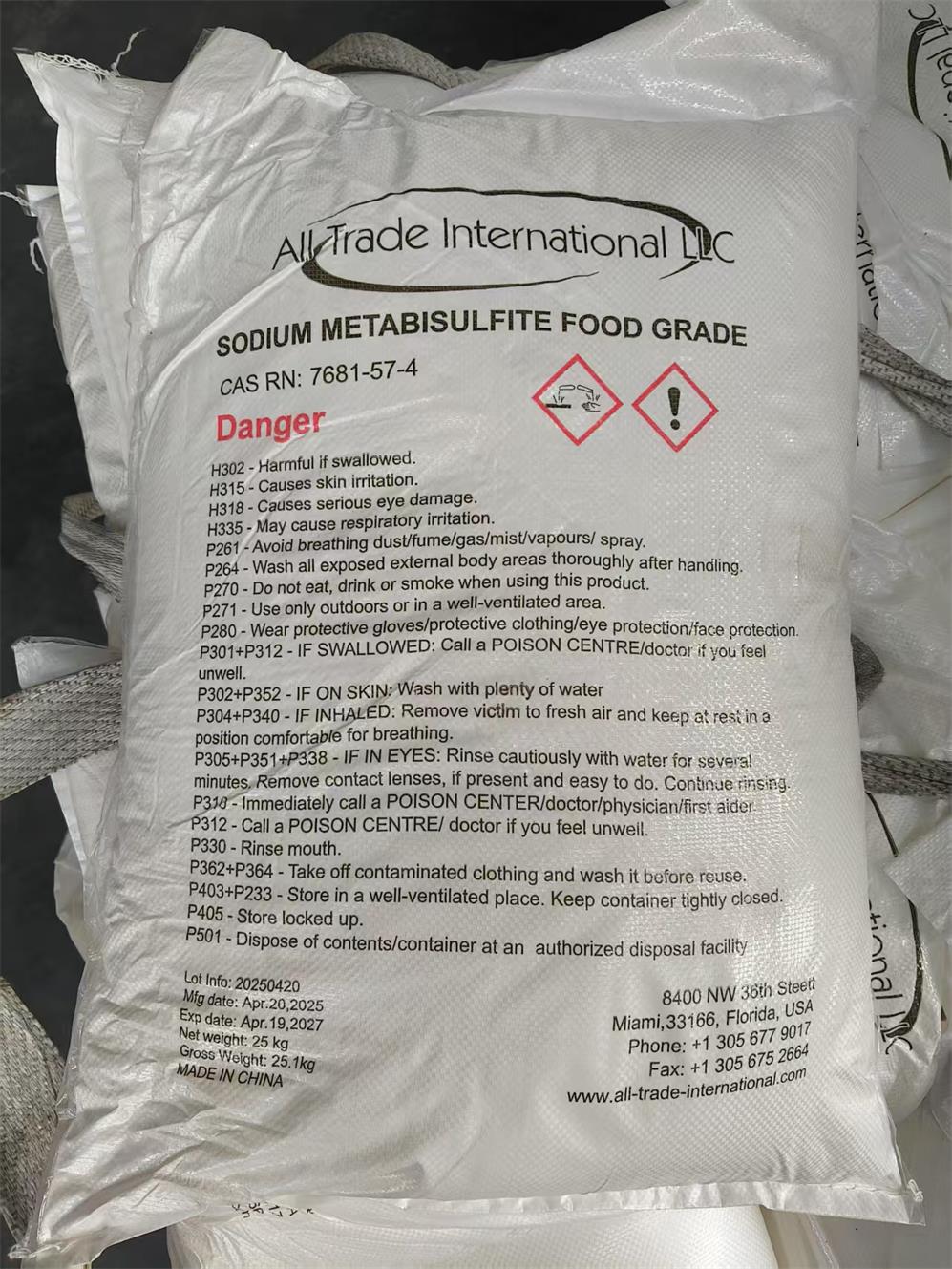 SODIUM METABISULFITE